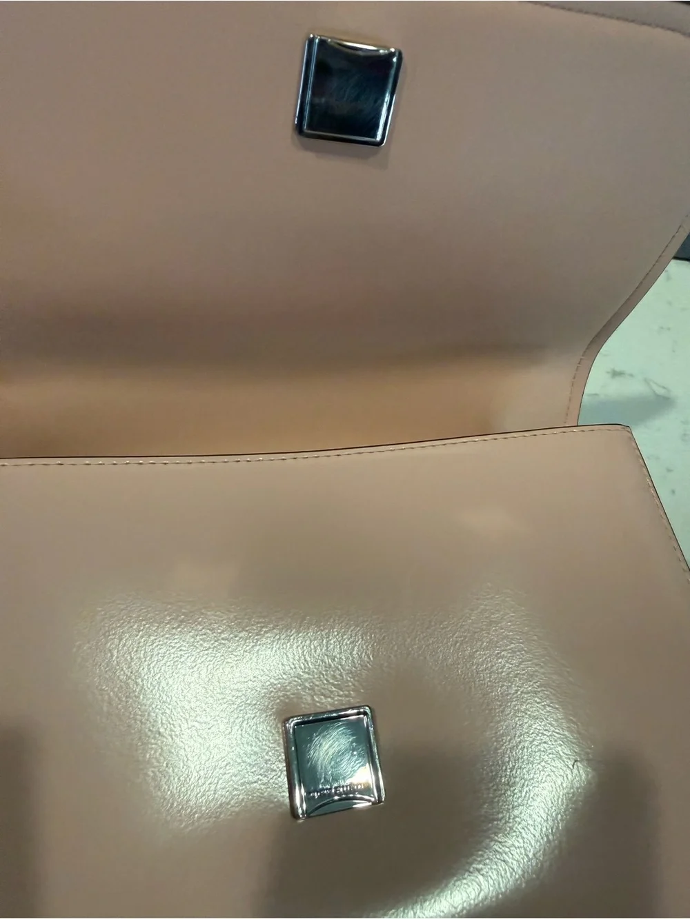 Tory Burch Pale Pink Leather Chain Crossbody Bag
